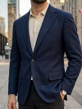 🇨🇦COPPLEY Navy Single-Breasted Sport Coat